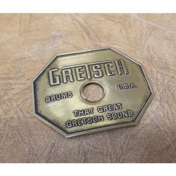 Custom Gretsch Drum Badge 1970's