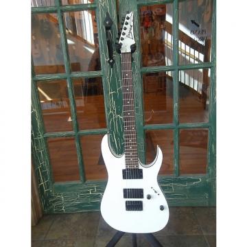Custom Ibanez RG2EX2 Solid Body Electric Guitar in White w/ Black Binding