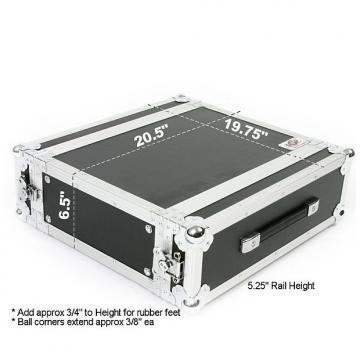 Custom OSP 3 Space 20&quot; Deep Amp ATA Flight Rack Road Case