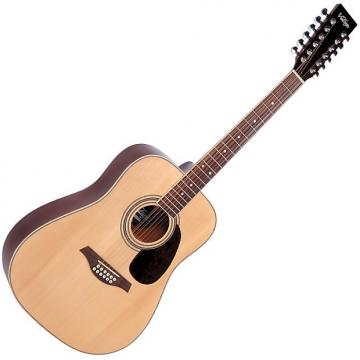 Custom Vintage V400-12 12 String Natural Acoustic Guitar