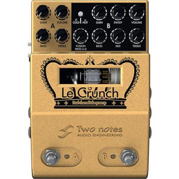 Custom Two Notes Audio Engineering Le Crunch 2-Ch British Tones Tube Preamp Pedal