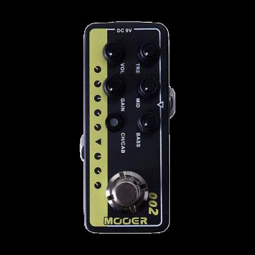 Custom new Mooer Preamp 002 UK Gold (Marshall) amp model guitareffect pedal