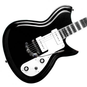 Custom Rivolta Guitars Combinata Deluxe Trem - Toro Black Metallic