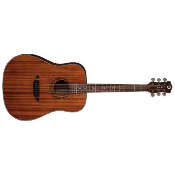 Custom Luna Gypsy Dreadnought Mahogany Acoustic Guitar