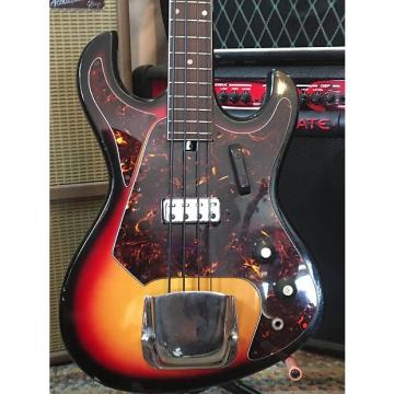Custom Tiesco (?) Short Scale Bass 1960s 3 Color Sunburst