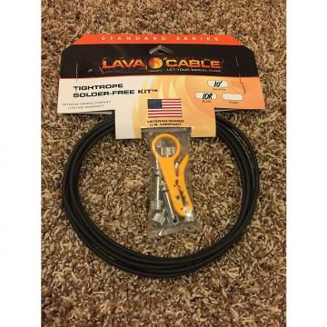 Custom Lava Cable Tightrope Solder-Free 10' Cable Pedal Board Kit 2017 Black