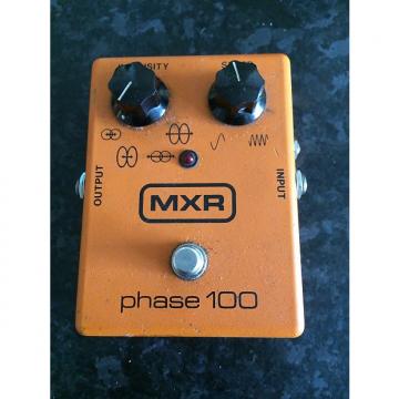 Custom MXR Phase 100 Vintage Block Logo LED Orange