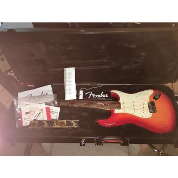 Custom Fender Stratocaster American  Deluxe  2013 Aged Cherry Red sunburst