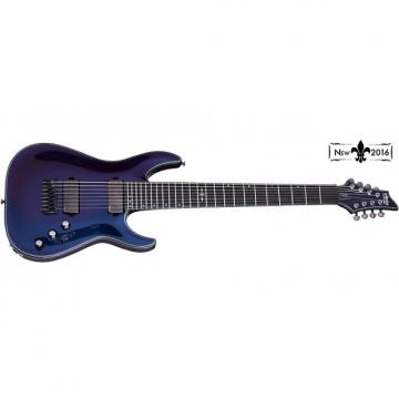 Custom Schecter Hellraiser Hybrid C-8 Electric Guitar in Ultra Violet Finish