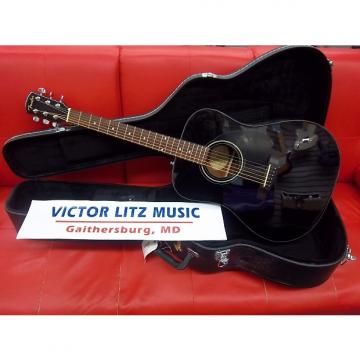 Custom Fender CD-60 Dreadnought Acoustic Guitar Black with OHSC