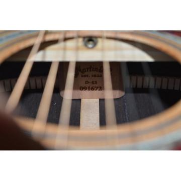 Custom martin Shop martin guitars acoustic Dreadnought martin guitar strings acoustic Martin martin acoustic strings D45 guitar martin Natural Acoustic Guitar Fishman Pickups Sitka Solid Spruce Top With Ox Bone Nut &amp; Saddler