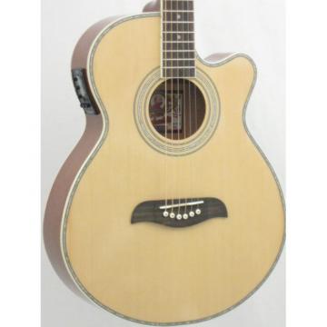 Oscar Schmidt OG10CEN Natural Gloss Electric Acoustic Guitar