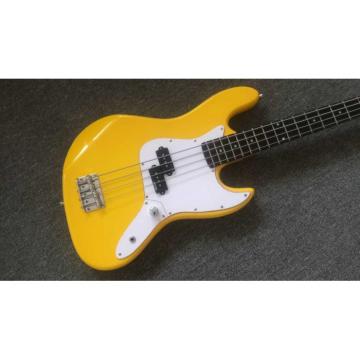 Custom Shop Graffiti Yellow Color Fender Precision Jaguar Electric Bass