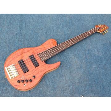 Custom NT Fordera Palisander Body Active Pickups 5 String Solid Flame Maple Top Bass