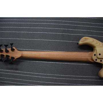 Custom Mayones Built 6 String Gray Black Bass