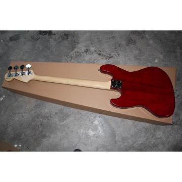 Custom Fender Brick Red Presicion Bass