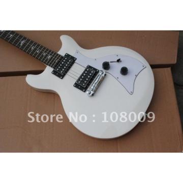White PRS Mira Bird Inlay 2 Zebra Pickups Electric Guitar