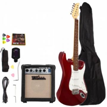 Rosewood Fingerboard Electric Guitar with Amp Turner Bag &amp; Accessories Rosy