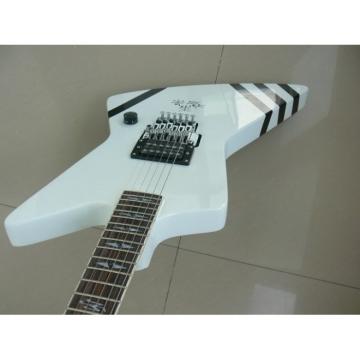 Custom White Boris Dommenget Electric Guitar