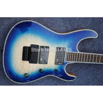 Custom Shop Suhr Quilted Translucent Natural Blue Electric Guitar