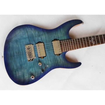 Custom Shop Suhr Flame Maple Top Blue Electric Guitar