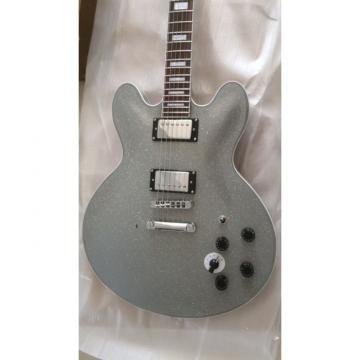 Custom Shop Silver Dust Gray BB King Lucille White Electric Guitar
