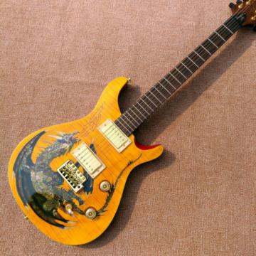 Custom Shop PRS Dragon Yellow Tiger Maple Top Electric Guitar
