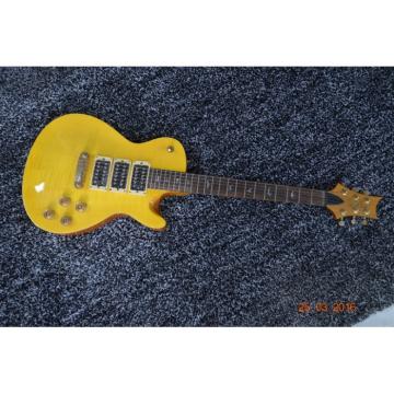 Custom Shop Paul Reed Smith Yellow Santana Flame Maple Top Electric Guitar