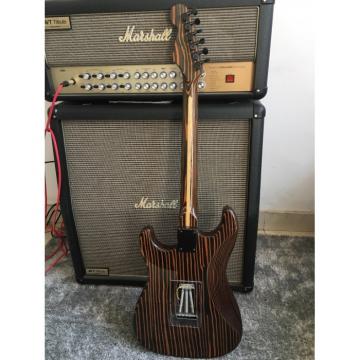 Custom Shop Orford Cedar Stratocaster Zebra Body and Neck Electric Guitar