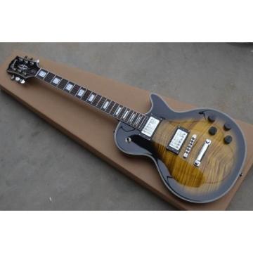 Custom Shop Maple Veneer Top Tobacco Color Electric Guitar