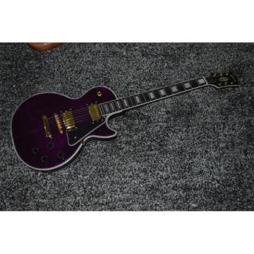 Custom Shop LP Purple 6 String Electric Guitar