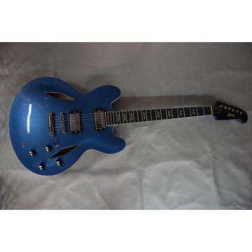 Custom Shop LP Dave Grohl Pelham Blue DG-335 Electric Guitar Frets and Fretboard Bindings