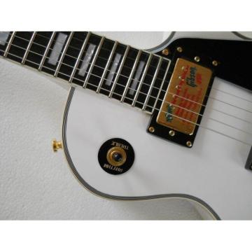 Custom Shop guitarra PEarl White Ebony Fretboard Electric Guitar