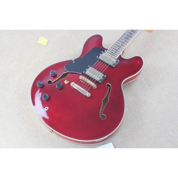 Custom Shop Left Handed Burgundy ES335 LP Electric Guitar