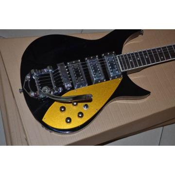 Custom Shop John Lennon Inspired 325 Black Electric Guitar Gold Pickguard
