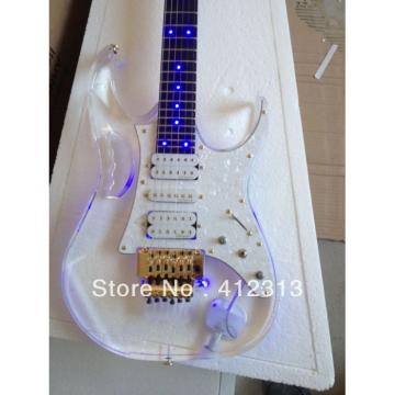 Custom Shop Ibanez Acrylic With Blue Led Light Electric Guitar