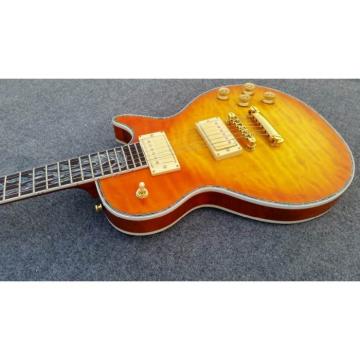 Custom Shop Flame Maple Top Sunburst Electric Guitar