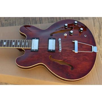 Custom Shop 335 Walnut Finish Jazz Electric Guitar