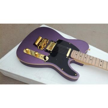 Custom Purple Fender Telecaster Floyd Rose Tremolo Electric Guitar
