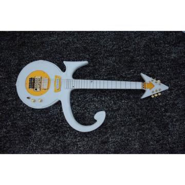 Custom Left/Right Handed Option Prince 6 String Love White Electric Guitar