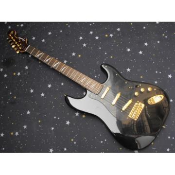 Custom Black Fender Stratocaster Electric Guitar