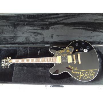Custom BB King Lucille Signature ES335 Black Electric Guitar