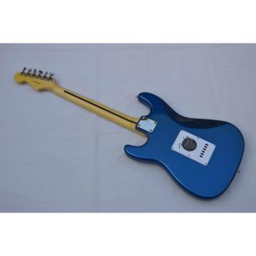 Custom American Fender Strat Metallic Blue Electric Guitar