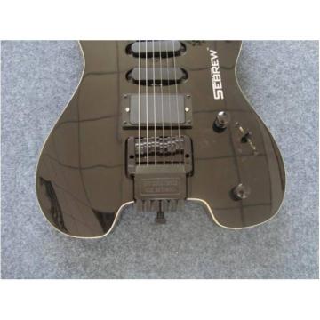 Custom Shop Black Steinberger No Headstock Electric Guitar