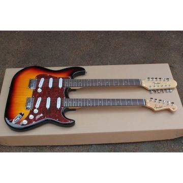 Double Neck Fender Stratocaster Vintage 12 6 String Guitar