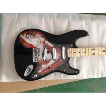 Marilyn Monroe Fender Stratocaster Playboy Guitar Silver Hardware