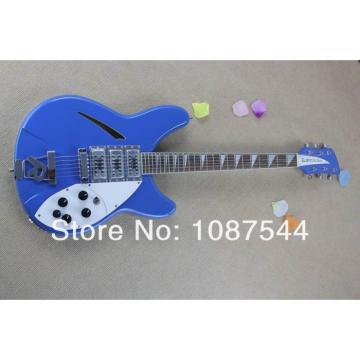 Custom Shop Rickenbacker Blue 360 Mono and Stereo Guitar