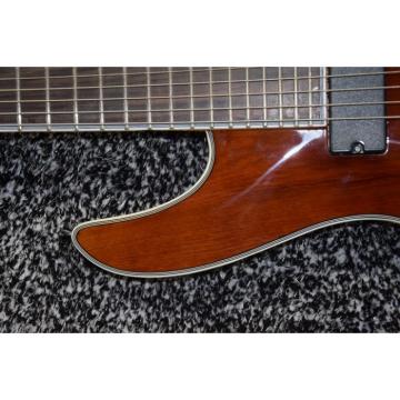 Custom Built Regius 7 String Brown Finish Mayones Guitar