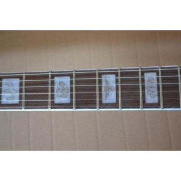 Custom G6120 Gretsch Left Handed Orange Electric Guitar