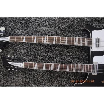 Custom Made 4003 Double Neck Mike Rutherford of Genesis 4 String Bass 6/12 String Option Guitar